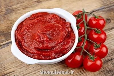 صادرات رب گوجه فرنگی در حجم های متفاوت، تا یكم دی ماه بلامانع است